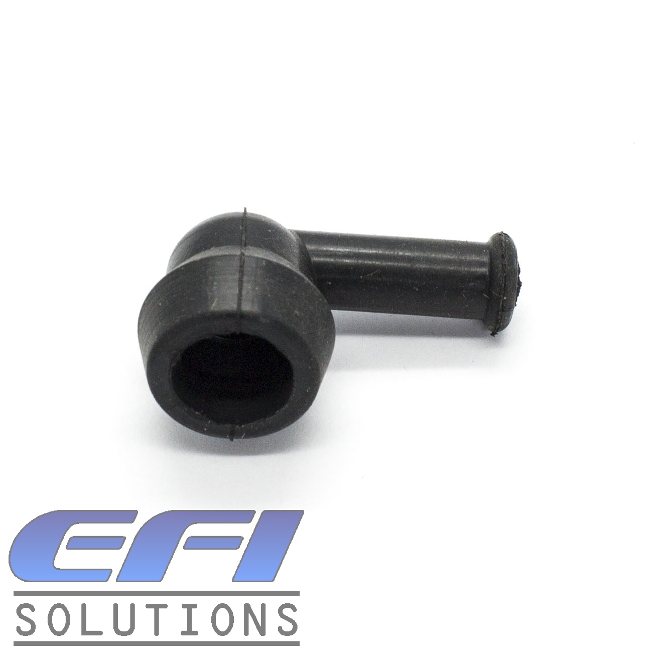 2 Pin 90deg Right Angle Connector Rubber Boot