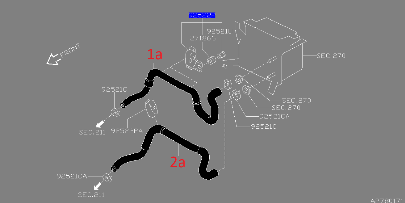 Heater and Coolant Hoses "S15"