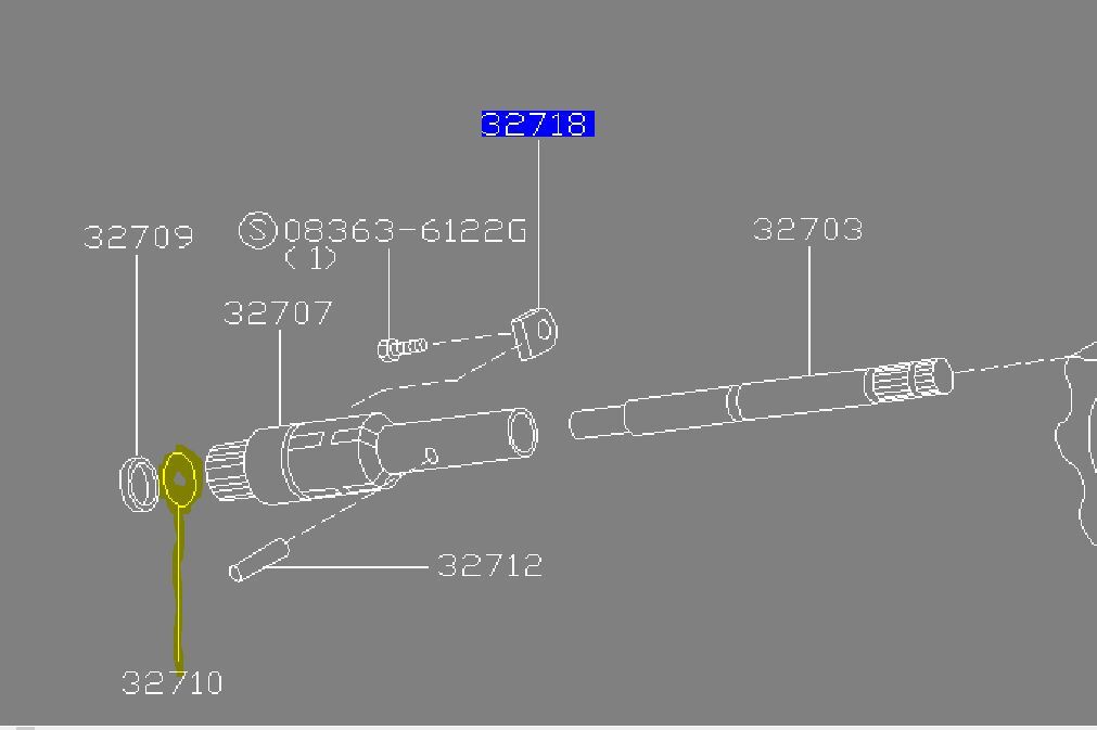 Gearbox Speed Sensor Top ORing Seal A31 C22 C23 C33 R31 R32 Y30 Y31