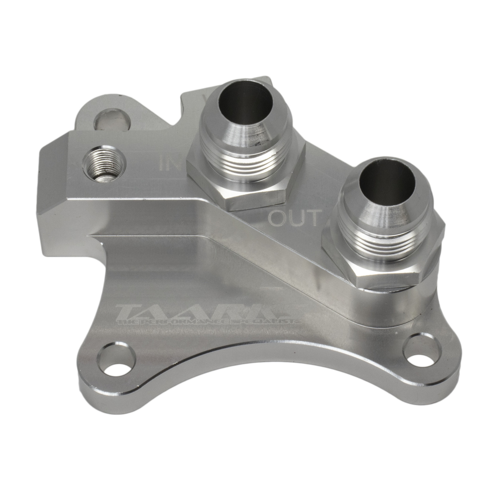TAARKS Silver Oil Filter Block AN10 SR20 Oil Cooler Plate VVL SR20DET