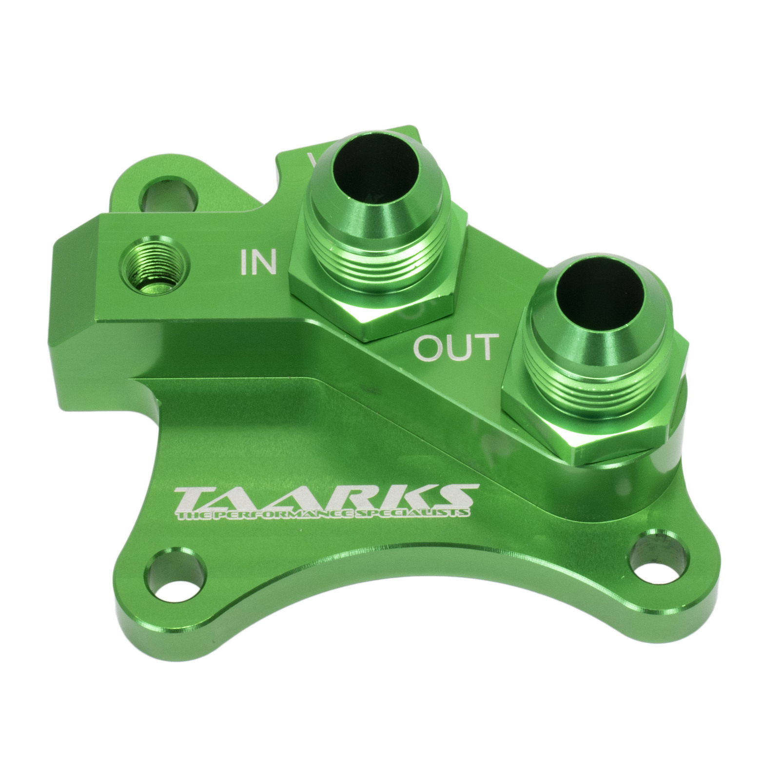 TAARKS Green Oil Filter Block AN10 SR20 Oil Cooler Plate VVL SR20DET