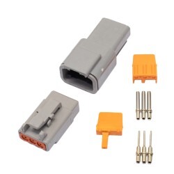 Deutsch DTM Style Connector Set "3 Pin" - Read Notes!