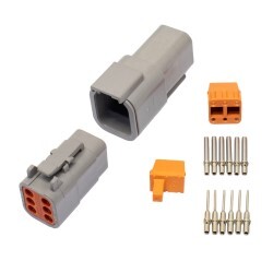 Deutsch DTM Style Connector Set "6 Pin" - Read Notes!
