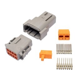 Deutsch DTM Style Connector Set "8 Pin" - Read Notes!