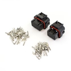 26 & 34 Pin AMP Style Connectors and Pins - Suit E8/11, PS1000/2000, Elite 1000/1500/2000/2500 ECU - Read Notes!