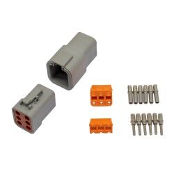 Deutsch DTP Style Connector Set "6 Pin" - Read Notes!