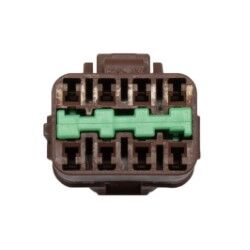 8 Pin Female Left Guide Brown Connector Suits Early Fuse Boxes, Sub Engine Looms  - Read Notes!
