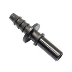EFI Plastic Fuel Fitting Straight Male 5/16 Tube To Male 5/16 Barb