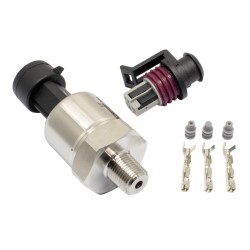 Stainless Steel Pressure Sensor 150Psi 1/8 NPT Thread (0 to 150 Psi) with connector