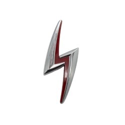 Silvia Lightning Badge / Emblem (Chrome) "Nissan"