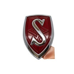 Bonnet Hood Badge / Emblem (Red) "S14 - S2"