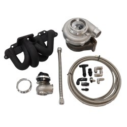 Turbo Kit (SR20) Garrett GTX3076R Gen II, 6Boost Manifold, 14psi Turbosmart GenV Wastegate