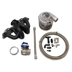 Turbo Kit (SR20) Garrett G-Series G30-900 "1.01 A/R V-Band Turbine", 6Boost Manifold, 14psi Turbosmart GenV 45mm Blue Wastegate