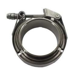 V-Band 3 Inch Male Female Flange With Quick Release Clamp "Stainless Steel"