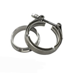 3 Inch Dump Pipe Flange With Clamp "Stainless Steel" Suits GT30, GTX30, GT35, GTX35, G25, G30, G35 Garrett V-Band Turbine Housing