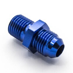 Engine Block Turbo Oil Feed Fitting (Nissan) "AN4" - Blue