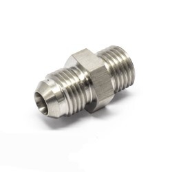 Engine Block Turbo Water Feed Fitting (Nissan) "AN6" - Stainless Steel
