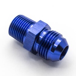 Engine Block Oil Drain Fitting (RB) "AN10" - Blue