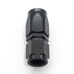 Straight Full Flow Hose End AN4 (Black)
