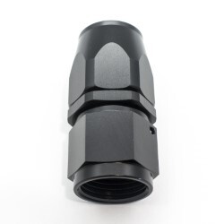 Straight Full Flow Hose End AN10 (Black)