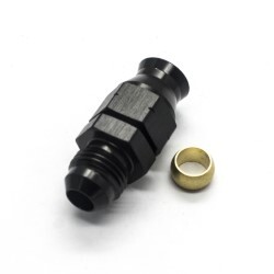 Hardline End 5/16 Tube To Male AN6 (Black)
