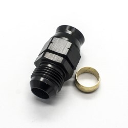 Hardline End 5/8 Tube To Male AN10 (Black)