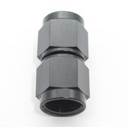 Straight Female Coupler AN6 (Black)