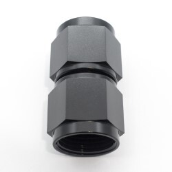 Straight Female Coupler AN10 (Black)