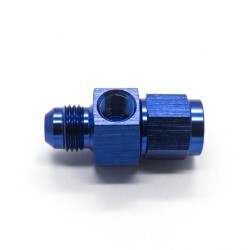 Straight Female to Male Flare With 1/8 NPT Port AN6 