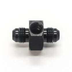 Straight Male to Male Flare With Metric M10 x 1.0 Port AN6 (Black)