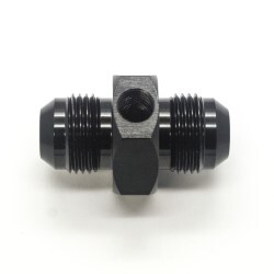 Straight Male to Male Flare With Metric M10 x 1.0 Port AN10 (Black)