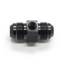 Straight Male to Male Flare With 1/8 NPT Port AN10 (Black)