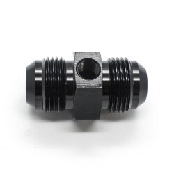Straight Male to Male Flare With 1/8 NPT Port AN12 (Black)