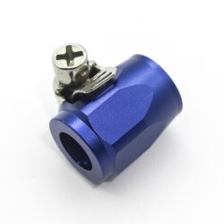 Hex Hose Finisher AN4 (Blue), 12.7mm ID