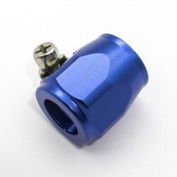 Hex Hose Finisher AN8 (Blue), 17.5mm ID