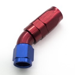 45º Degree Full Flow Hose End AN6