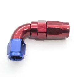 90º Degree Full Flow Hose End AN6