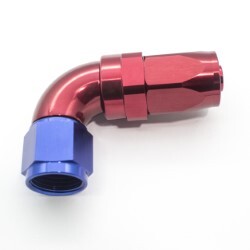 90º Degree Full Flow Hose End AN8