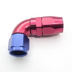 90º Degree Full Flow Hose End AN10