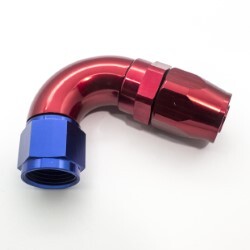 120º Degree Full Flow Hose End AN10