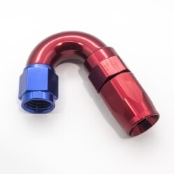 150º Degree Full Flow Hose End AN4