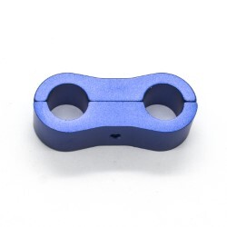Billet Dual Hose Separators AN4 Braid and AN6 PTFE Hose (11.1mm ID)