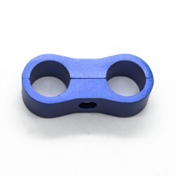 Billet Dual Hose Separators AN6 Braid and AN8 PTFE Hose (13.5mm ID)