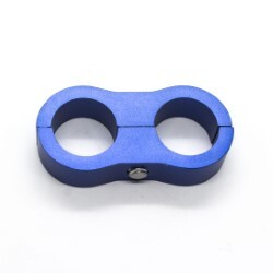 Billet Dual Hose Separators AN10 Braid and AN12 PTFE Hose (19.1mm ID)