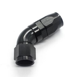 60º Degree Full Flow Hose End AN10 (Black)