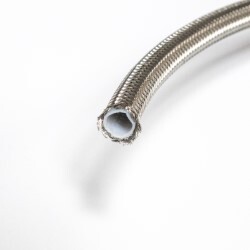 200 Series PTFE Teflon Braided Stainless Steel Hose AN6 Per Metre