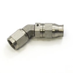 45° SS PTFE Teflon Hose End Stainless Steel AN6