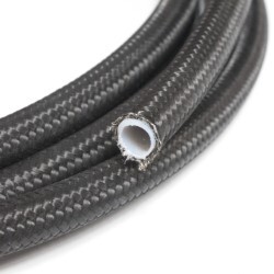 250 Series Black Nylon PTFE Teflon Braided Stainless Steel Hose AN6 Per Metre