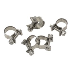 Mini Hose Clamps "12-14mm" Stainless Steel (Pack Of 5)