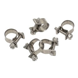 Mini Hose Clamps "18-20mm" Stainless Steel (Pack Of 5)